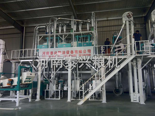 貴州30噸蕎麥加工設備安裝案例